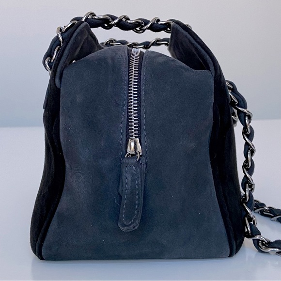 Chanel 2-Toned Suede Bowler - RARE VINTAGE - Picture 5 of 11